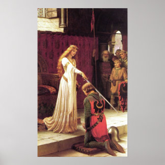 Edmund Blair Leighton: Het Accolade Poster