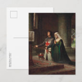 Edmund Blair Leighton - Het Toewijding Briefkaart (Voorkant / Achterkant)