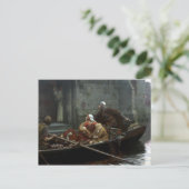 Edmund Blair Leighton in de tijd van Peril Briefkaart (Staand voorkant)