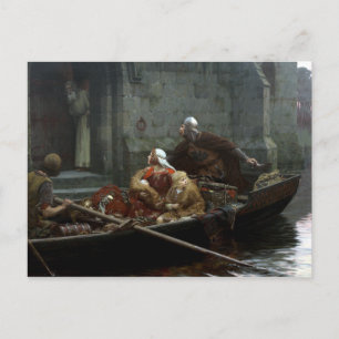 Edmund Blair Leighton in de tijd van Peril Briefkaart