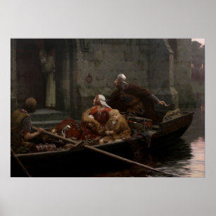 Edmund Blair Leighton - In Tijd van Gevaar Poster