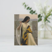 Edmund Blair Leighton Seamstress Briefkaart (Staand voorkant)