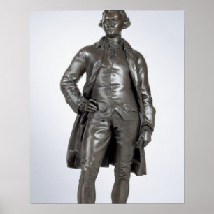 Edmund Burke (1729-97) 1865 (brons) Poster