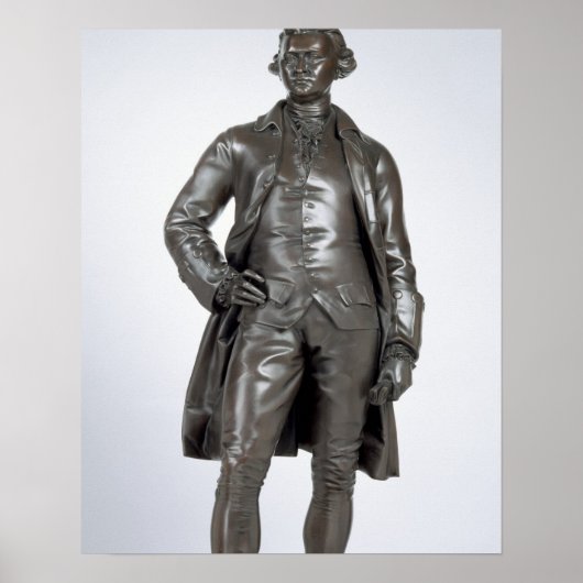 Edmund Burke (1729-97) 1865 (brons) Poster (Voorkant)