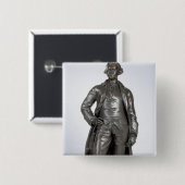 Edmund Burke (1729-97) 1865 (brons) Vierkante Button 5,1 Cm (Voorkant /achterkant)