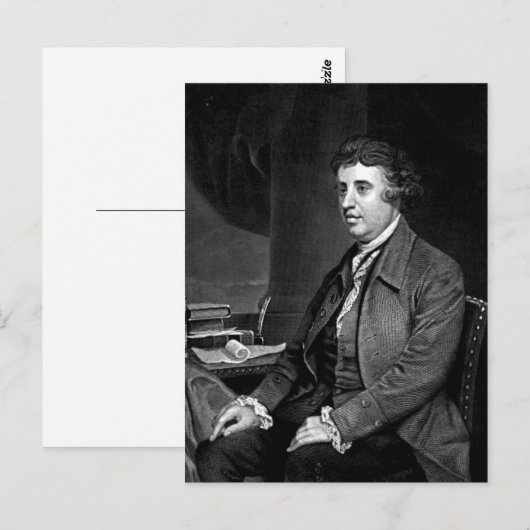 Edmund Burke Briefkaart (Voorkant / Achterkant)