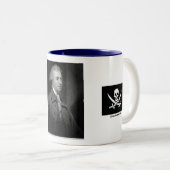 Edmund Burke Tweekleurige Koffiemok (Voorkant rechts)