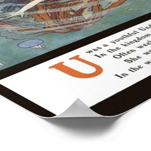 Edmund Dulac Alphabet Poster (Hoek)