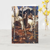 Edmund Dulac Book Illustrations Card Kaart (Gele Bloem)