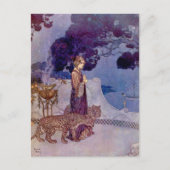 Edmund Dulac - Circe, het Briefkaart van de Enchan (Voorkant)