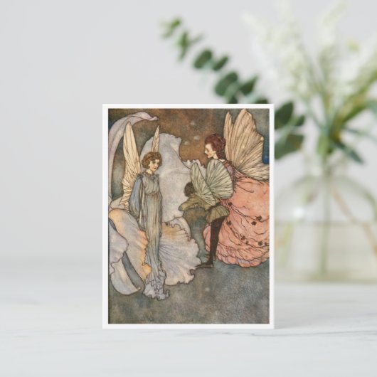 Edmund Dulac  feeëngroet Briefkaart (Staand voorkant)