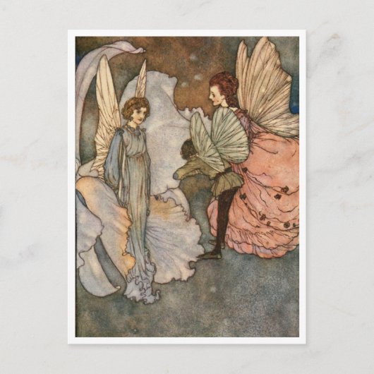 Edmund Dulac  feeëngroet Briefkaart (Voorkant)