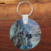 Edmund Dulac Fine Art Castle Sleutelhanger (Voorkant)