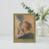 Edmund Dulac Illustratie van de sneeuwkoningin Briefkaart (Staand voorkant)