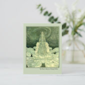 Edmund Dulac Illustratie van de sneeuwkoningin Briefkaart (Staand voorkant)