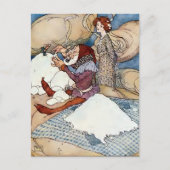 "Edmund Dulac Illustration" Briefkaart (Voorkant)