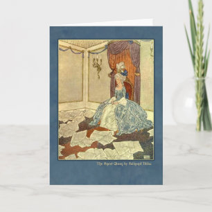 Edmund Dulac Illustration van de Koningin van de Kaart