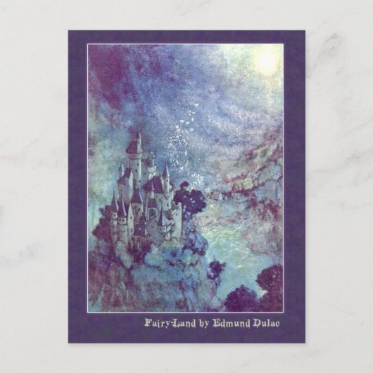 Edmund Dulac illustreert Edgar Allan Poe Briefkaart (Voorkant)