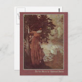 Edmund Dulac illustreert Edgar Allan Poe Briefkaart (Voorkant / Achterkant)