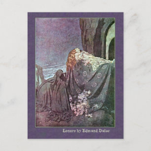 Edmund Dulac illustreert Edgar Allan Poe Briefkaart