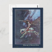 Edmund Dulac illustreert Edgar Allan Poe Briefkaart (Voorkant / Achterkant)
