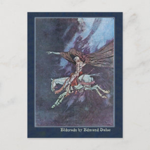 Edmund Dulac illustreert Edgar Allan Poe Briefkaart