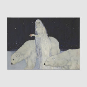 Edmund Dulac Snow Queen Painting Tissuepapier