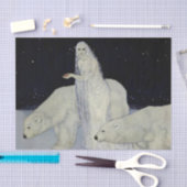 Edmund Dulac Snow Queen Painting Tissuepapier (Craft)