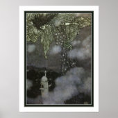 Edmund Dulac "The Sleeve of Night" ca. 1903 Poster (Voorkant)