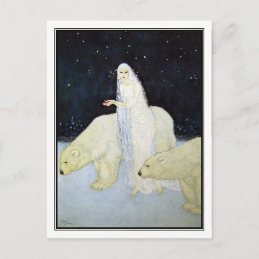 Edmund Dulac - The Snow Maiden Briefkaart (Voorkant)