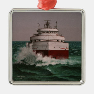 Edmund Fitzgerald door Tom Rock Metalen Ornament