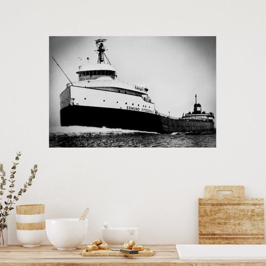 Edmund Fitzgerald Grote Meren Poster (Keuken)