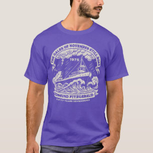 Edmund Fitzgerald-herdenkingsdag Grote Meren Marit T-shirt