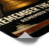 Edmund Fitzgerald, Herinner de Fitz Great Lakes M Poster (Hoek)