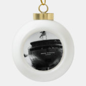 Edmund Fitzgerald Keramische Bal Ornament (Voorkant)
