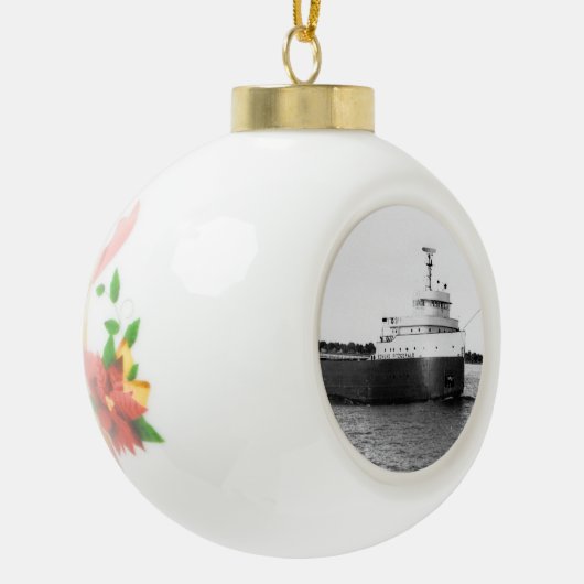 Edmund Fitzgerald Keramische Bal Ornament (Links)