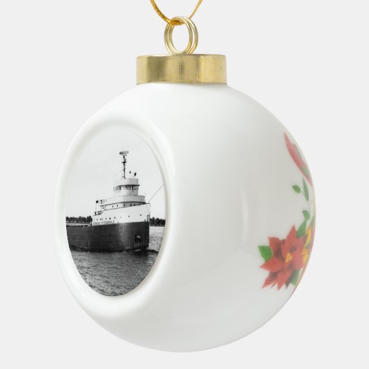Edmund Fitzgerald Keramische Bal Ornament (Rechts)