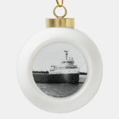 Edmund Fitzgerald Keramische Bal Ornament (Voorkant)