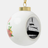 Edmund Fitzgerald Keramische Bal Ornament (Links)