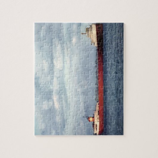 Edmund Fitzgerald op de St. Clair Legpuzzel (Verticaal)