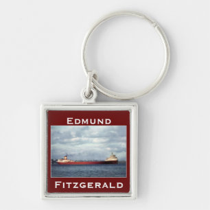 Edmund Fitzgerald op de St. Clair Rivier Sleutelhanger