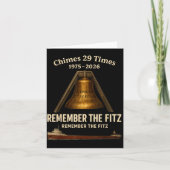 Edmund Fitzgerald, Remember The Fitz Great Lakes M Kaart (Voorkant)