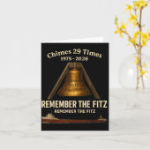 Edmund Fitzgerald, Remember The Fitz Great Lakes M Kaart (Gele Bloem)