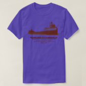 Edmund Fitzgerald T-shirt (Design voorkant)
