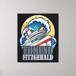 Edmund Fitzgerald | Tribute to the Legendary Ship Canvas Afdruk