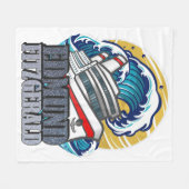 Edmund Fitzgerald | Tribute to the Legendary Ship Fleece Deken (Voorkant (Horizontaal))