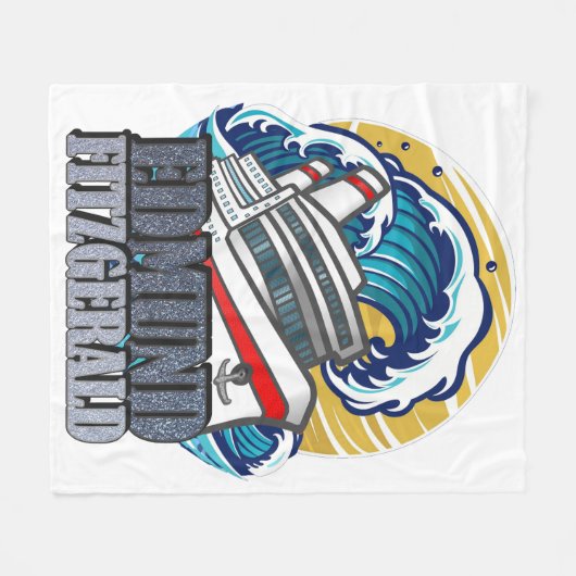 Edmund Fitzgerald | Tribute to the Legendary Ship Fleece Deken (Voorkant (Horizontaal))