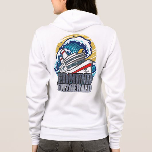 Edmund Fitzgerald | Tribute to the Legendary Ship Hoodie (Achterkant)