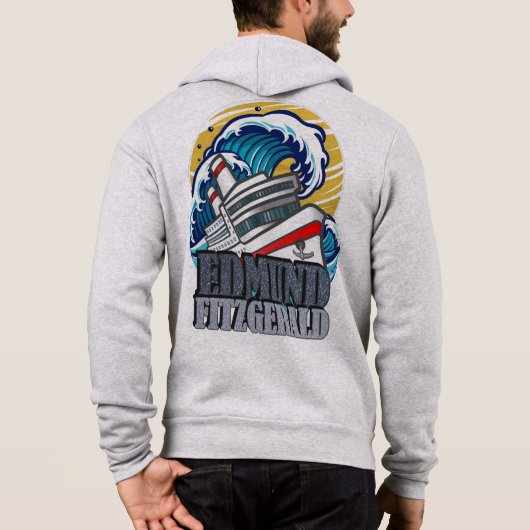 Edmund Fitzgerald | Tribute to the Legendary Ship Hoodie (Achterkant)