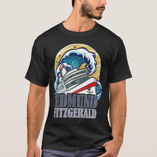Edmund Fitzgerald | Tribute to the Legendary Ship T-shirt (Voorkant)
